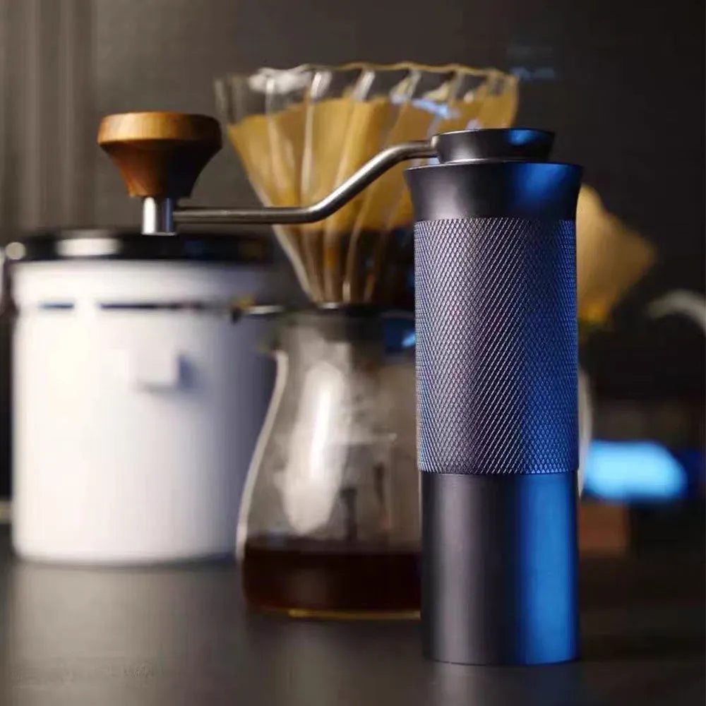 Hand-cranked CNC Stainless Steel Grinding Core Coffee Bean Grinder Coffee Machine - Bellarte Enchanté Hand-cranked CNC Stainless Steel Grinding Core Coffee Bean Grinder Coffee Machine