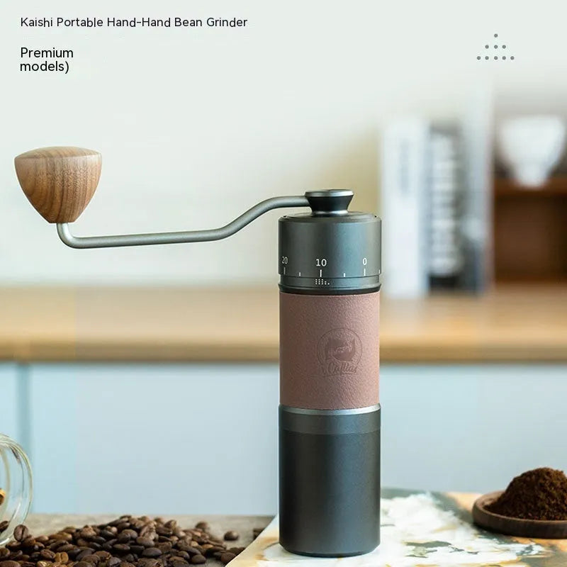 Hand-cranking Grinder Seven-star Manual Portable Camping Grinding Appliance - Bellarte Enchanté Hand-cranking Grinder Seven-star Manual Portable Camping Grinding Appliance