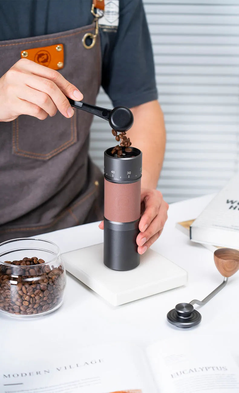 Hand-cranking Grinder Seven-star Manual Portable Camping Grinding Appliance - Bellarte Enchanté Hand-cranking Grinder Seven-star Manual Portable Camping Grinding Appliance