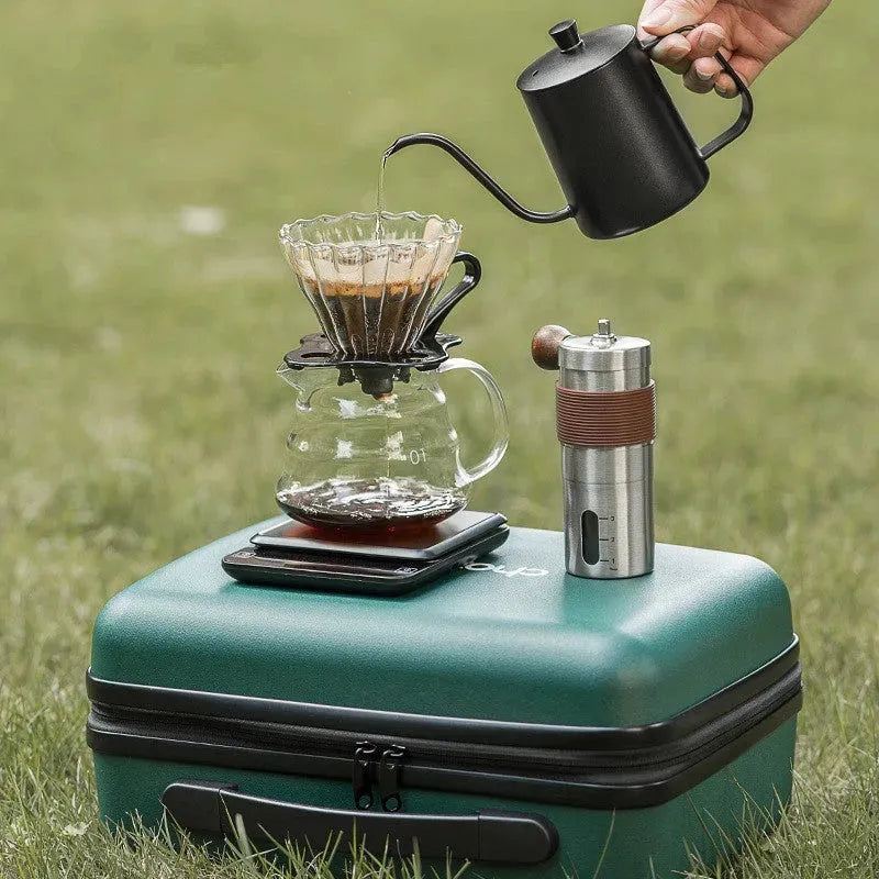 Hand Made Coffee Maker Suit Portable Outdoor Hand Grinding Coffee Suit Suit - Bellarte Enchanté Hand Made Coffee Maker Suit Portable Outdoor Hand Grinding Coffee Suit Suit