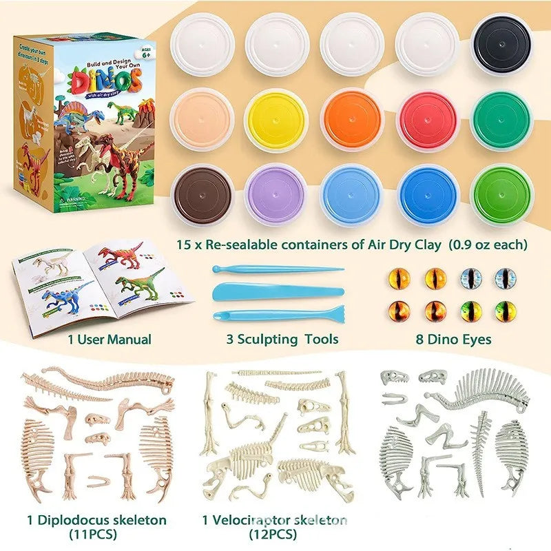 Handmade DIY Toy Set Plasticene - Bellarte Enchanté Handmade DIY Toy Set Plasticene