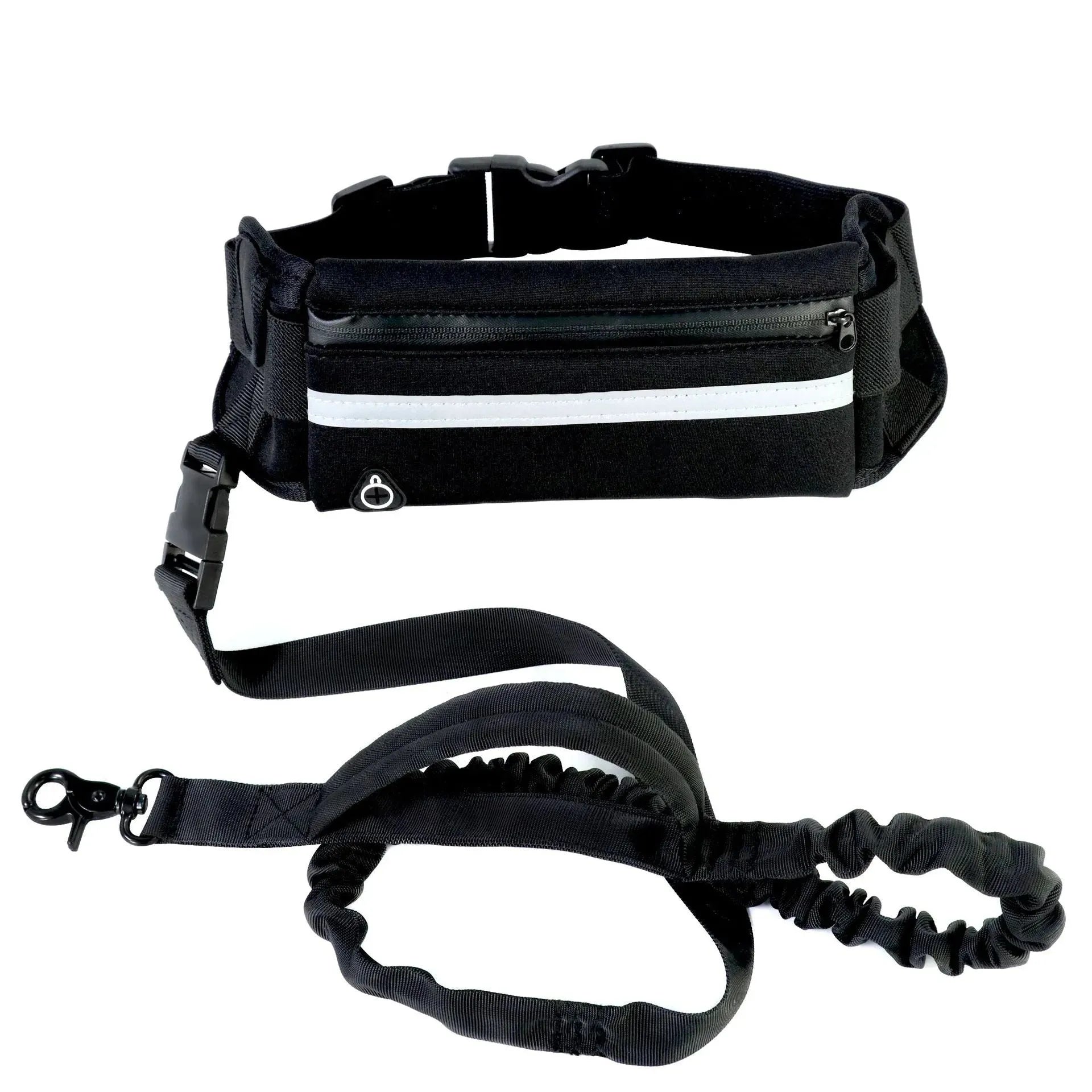 Hands Free Dog Leash Pet Walking And Training Belt With Shock Absorbing Bungee Leash For Up To 180lbs Large Dogs Phone Pocket And Water Bottle Holder - Bellarte Enchanté Hands Free Dog Leash Pet Walking And Training Belt With Shock Absorbing Bungee Leash For Up To 180lbs Large Dogs Phone Pocket And Water Bottle Holder