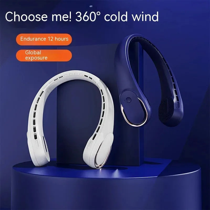 Hanging Neck Usb Charging Portable Little Student Office Outdoor Sports Neck-hanging Fan - Bellarte Enchanté Hanging Neck Usb Charging Portable Little Student Office Outdoor Sports Neck-hanging Fan