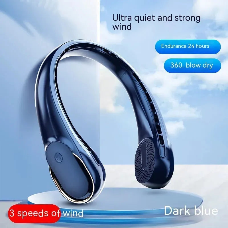 Hanging Neck Usb Charging Portable Little Student Office Outdoor Sports Neck-hanging Fan - Bellarte Enchanté Hanging Neck Usb Charging Portable Little Student Office Outdoor Sports Neck-hanging Fan