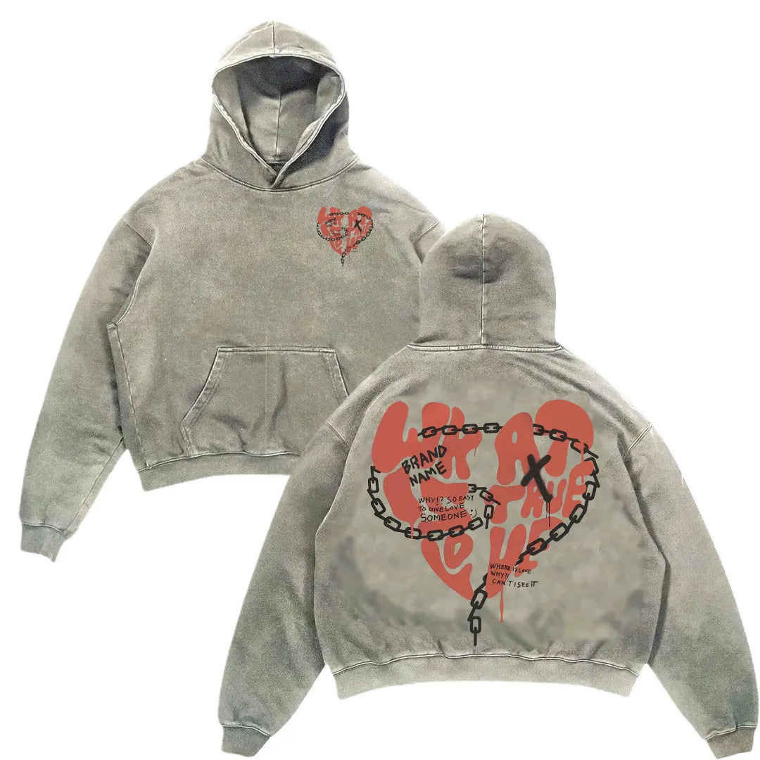 Harajuku Pattern Printed Long Sleeve Pullover - Bellarte Enchanté Harajuku Pattern Printed Long Sleeve Pullover