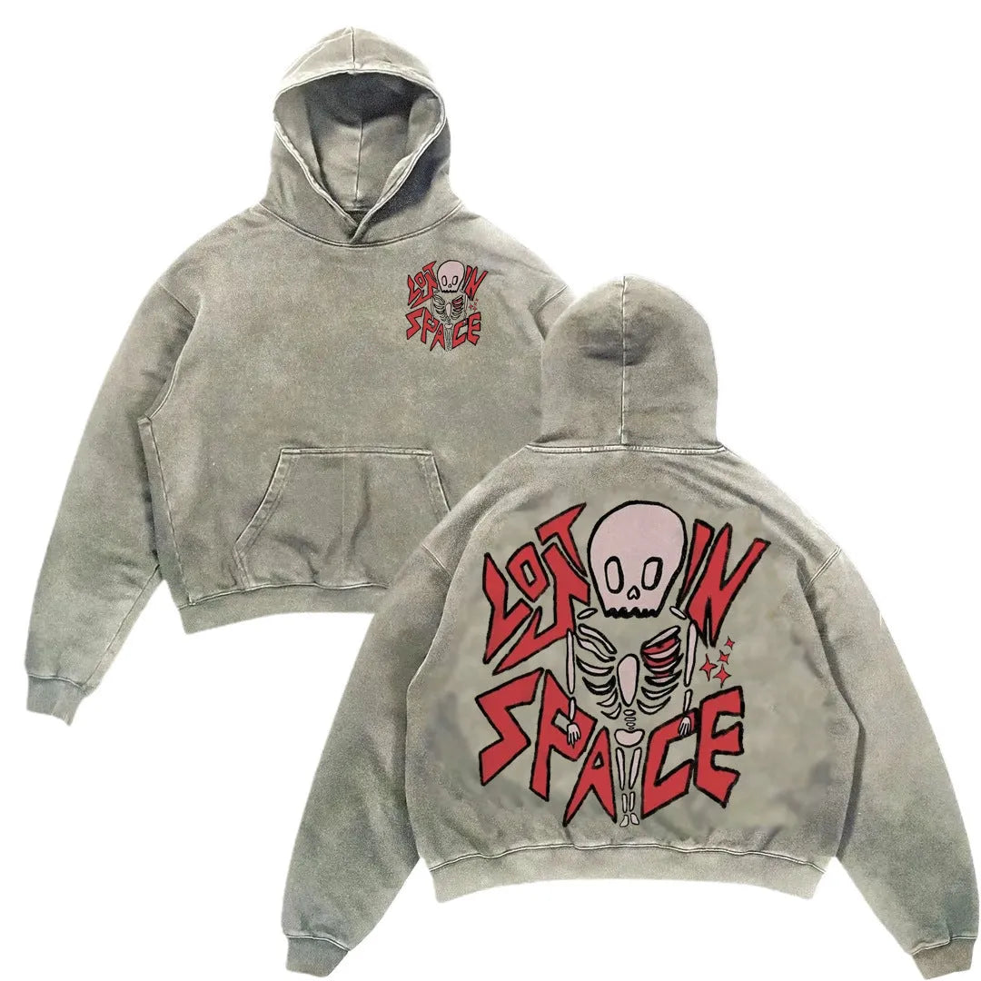 Harajuku Pattern Printed Long Sleeve Pullover - Bellarte Enchanté Harajuku Pattern Printed Long Sleeve Pullover