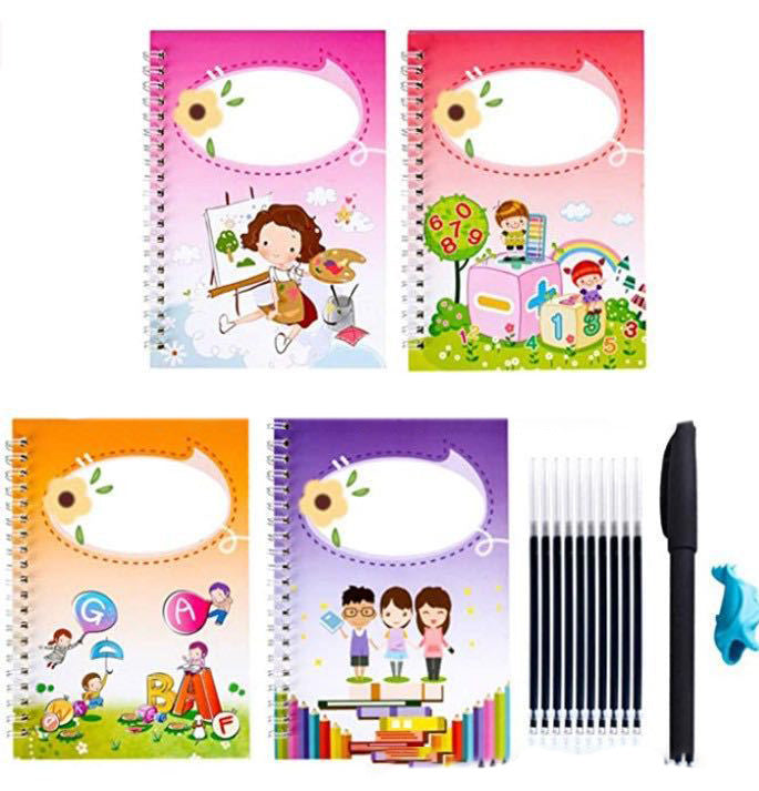 Hard Cover Magic Practice Writing Paste Painting Sketch Book - Bellarte Enchanté Hard Cover Magic Practice Writing Paste Painting Sketch Book