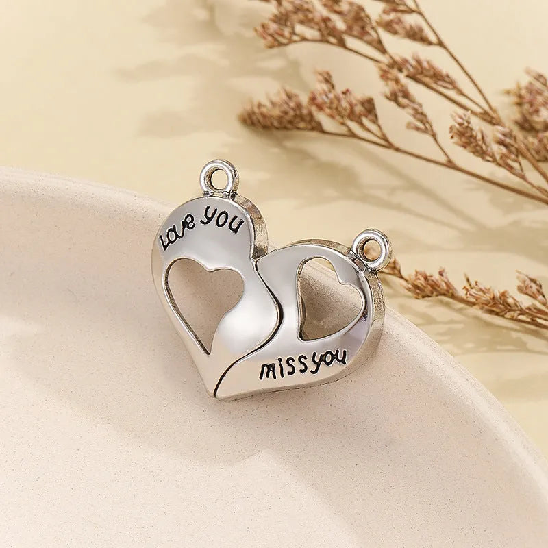 Heart Magnet Couple Girlfriends Color Matching - Bellarte Enchanté Heart Magnet Couple Girlfriends Color Matching