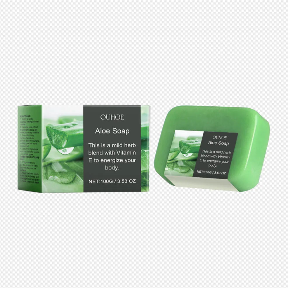 Herbal Aloe Vera Hair Care Soap Nourishes - Bellarte Enchanté Herbal Aloe Vera Hair Care Soap Nourishes