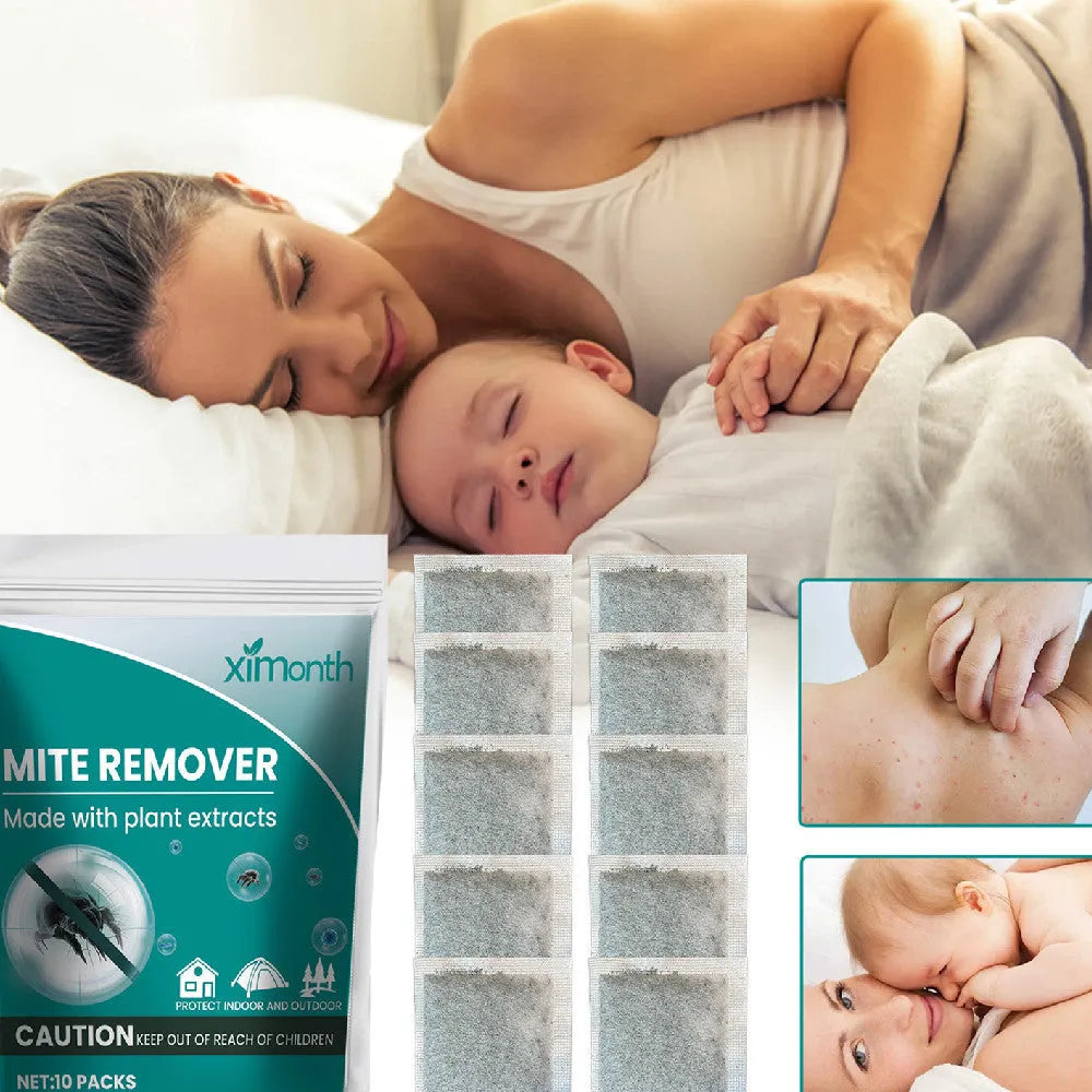 Herbal Mite Removal Bag Travel Home Supplies - Bellarte Enchanté Herbal Mite Removal Bag Travel Home Supplies