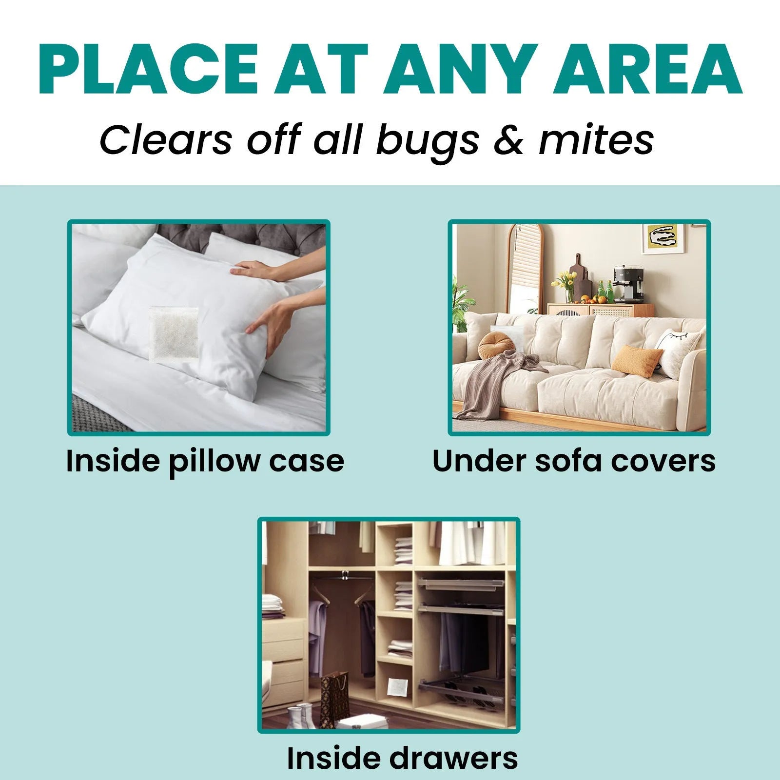 Herbal Mite Removal Bag Travel Home Supplies - Bellarte Enchanté Herbal Mite Removal Bag Travel Home Supplies