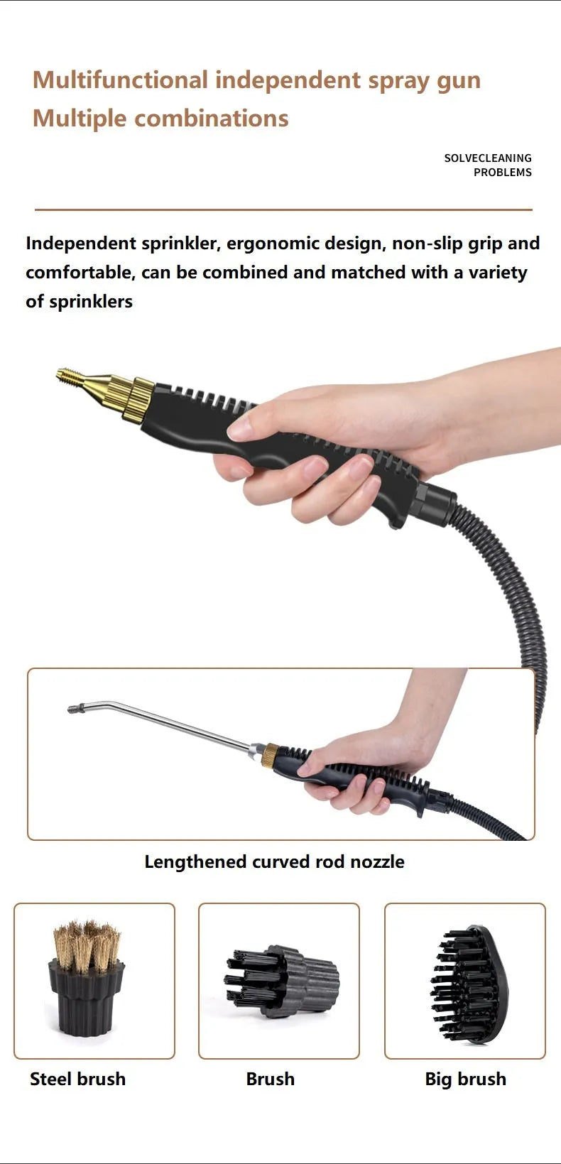 High Pressure Steam Cleaner Air Conditioned Kitchen - Bellarte Enchanté High Pressure Steam Cleaner Air Conditioned Kitchen