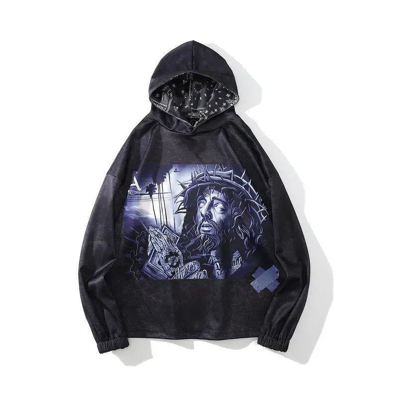 High Street Jesus Hoodie - Bellarte Enchanté High Street Jesus Hoodie