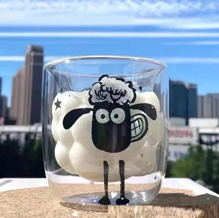 High Temperature Resistant Double Wall Cute Girl Milk Glass - Bellarte Enchanté High Temperature Resistant Double Wall Cute Girl Milk Glass