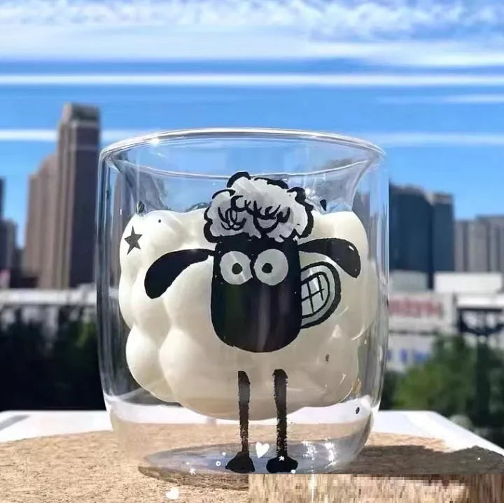 High Temperature Resistant Double Wall Cute Girl Milk Glass - Bellarte Enchanté High Temperature Resistant Double Wall Cute Girl Milk Glass