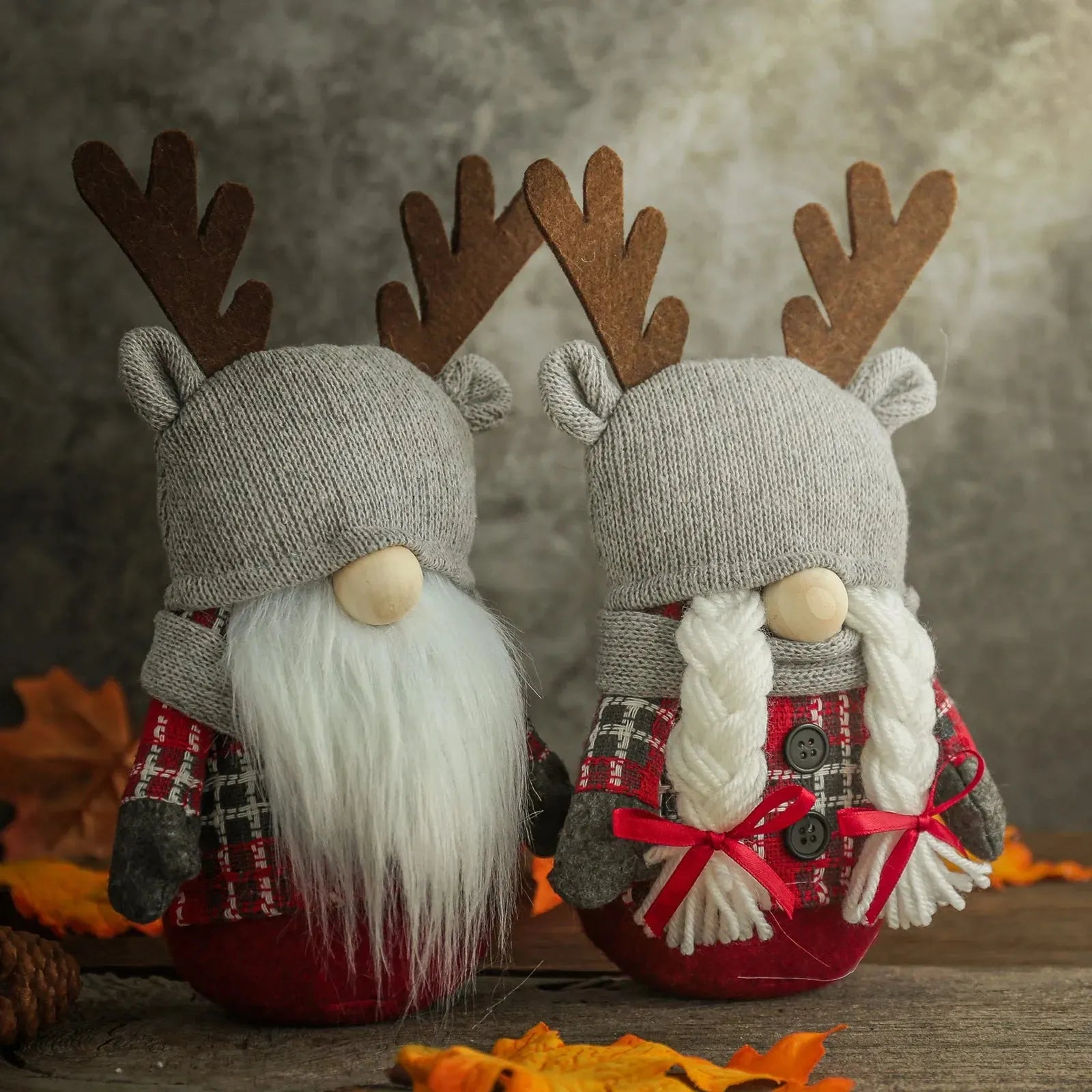 Home Christmas Antlers Dwarf Doll Ornaments - Bellarte Enchanté Home Christmas Antlers Dwarf Doll Ornaments