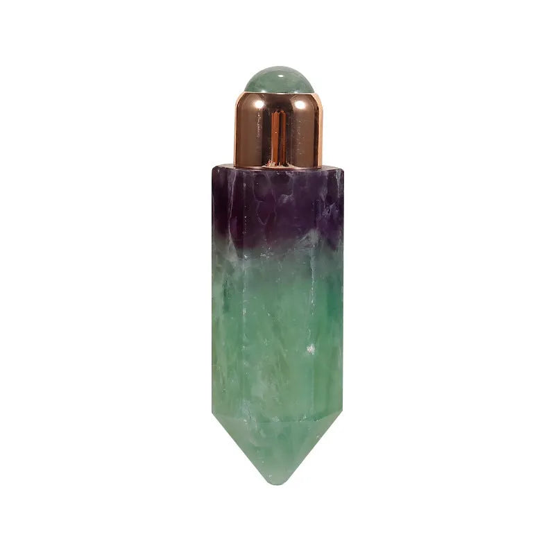 Home Massage Roller With Crystal Jade - Bellarte Enchanté Home Massage Roller With Crystal Jade