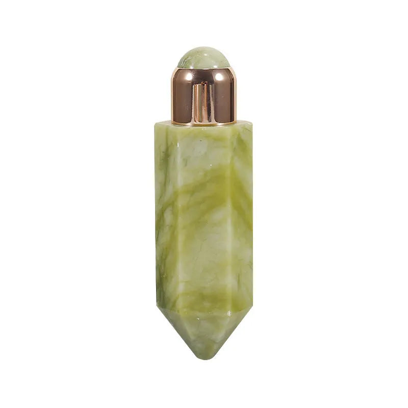 Home Massage Roller With Crystal Jade - Bellarte Enchanté Home Massage Roller With Crystal Jade
