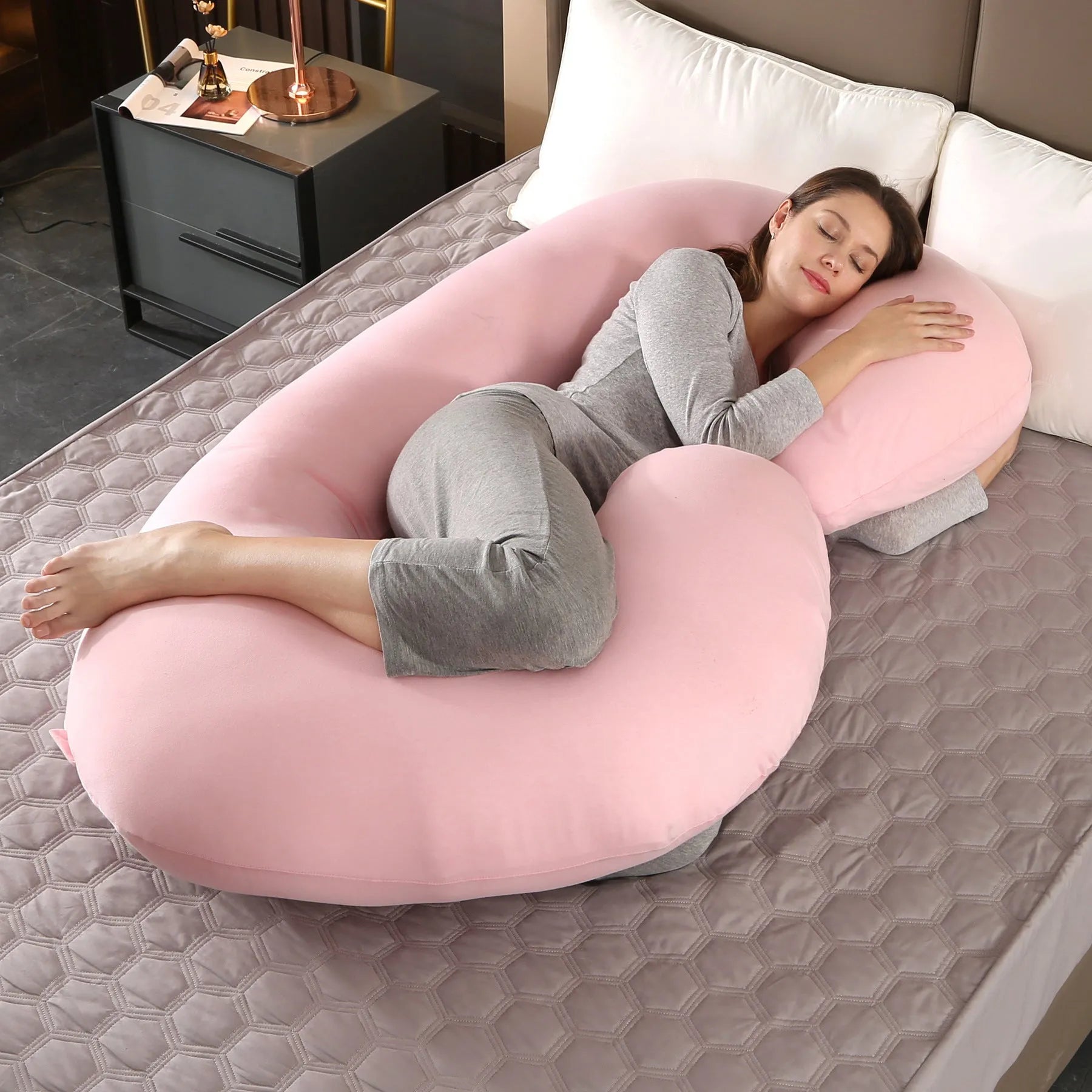 Home Simple Waist C-type Pregnant Women Pillow - Bellarte Enchanté Home Simple Waist C-type Pregnant Women Pillow