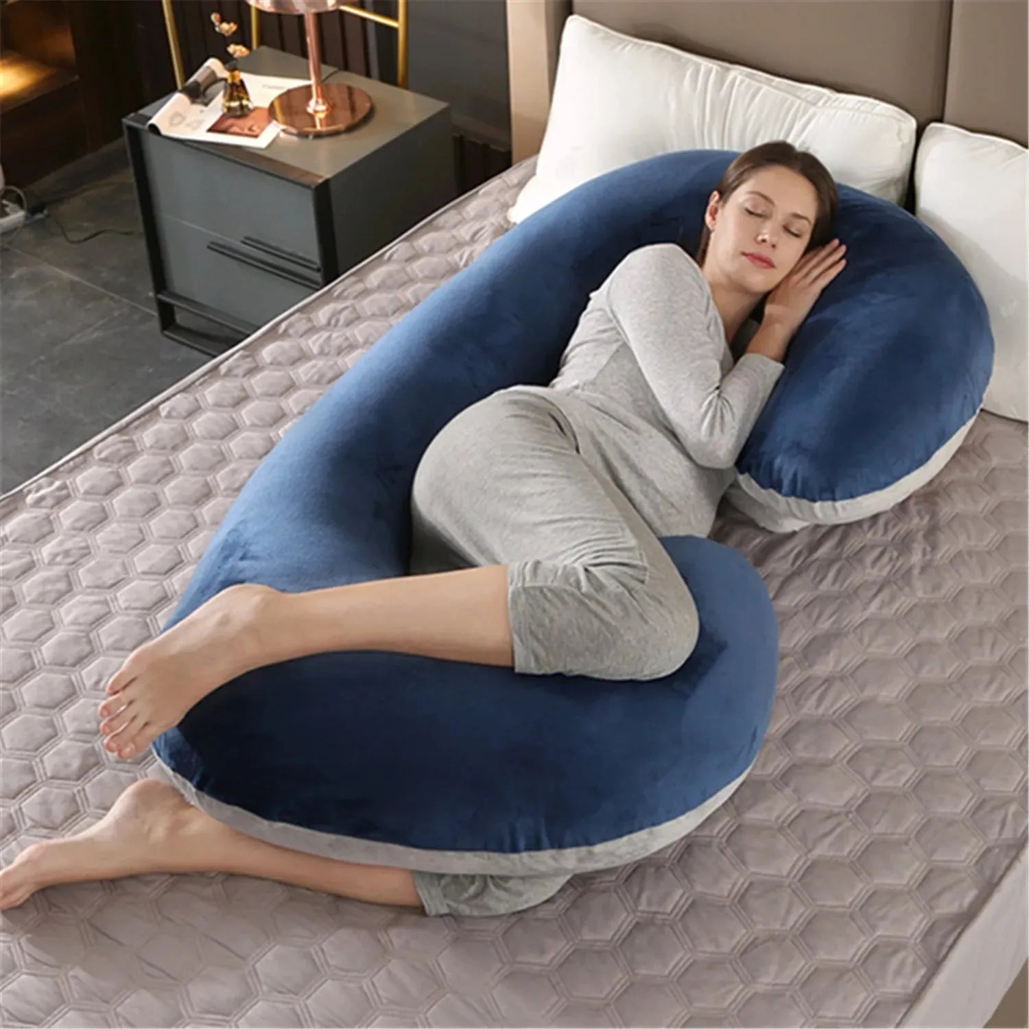 Home Simple Waist C-type Pregnant Women Pillow - Bellarte Enchanté Home Simple Waist C-type Pregnant Women Pillow