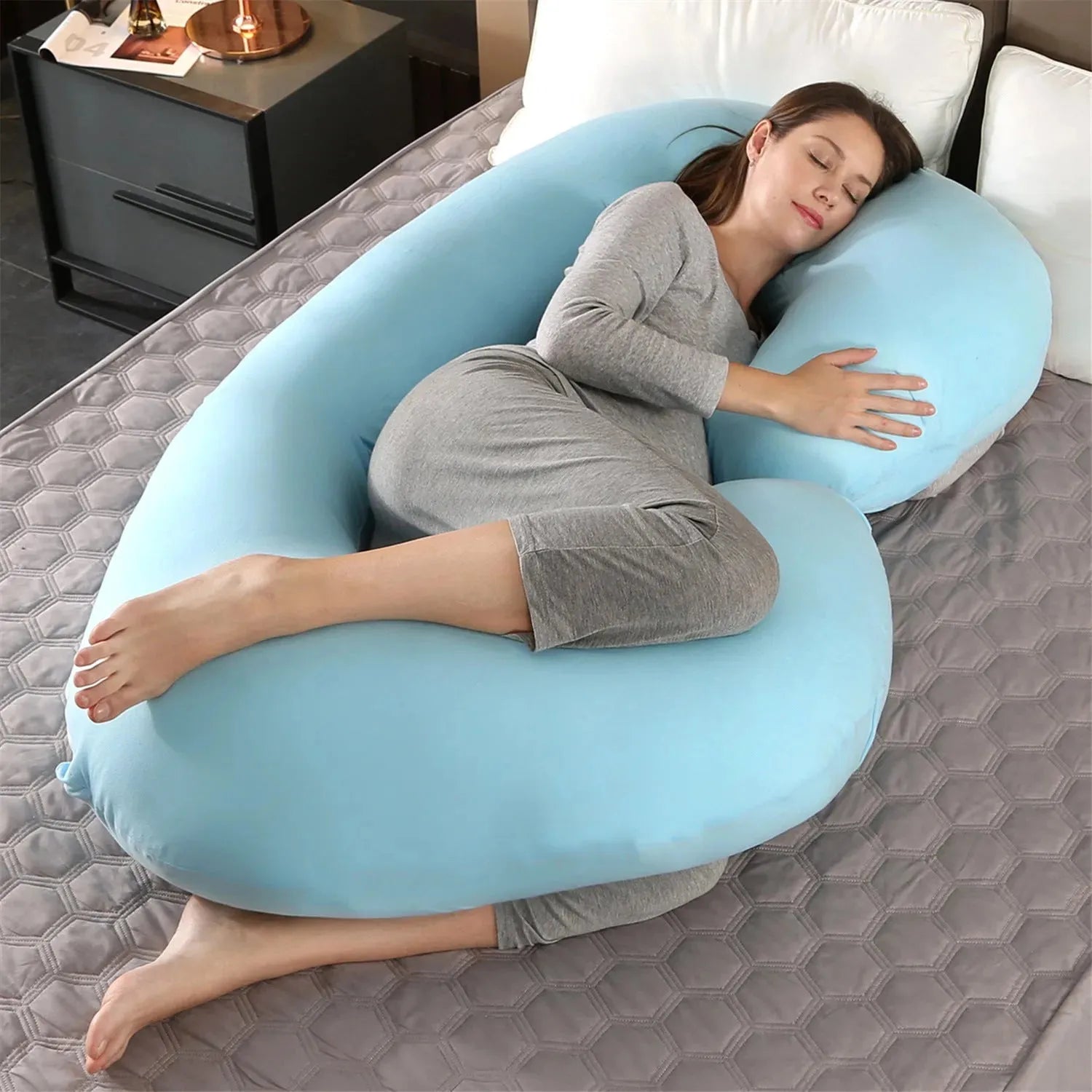 Home Simple Waist C-type Pregnant Women Pillow - Bellarte Enchanté Home Simple Waist C-type Pregnant Women Pillow
