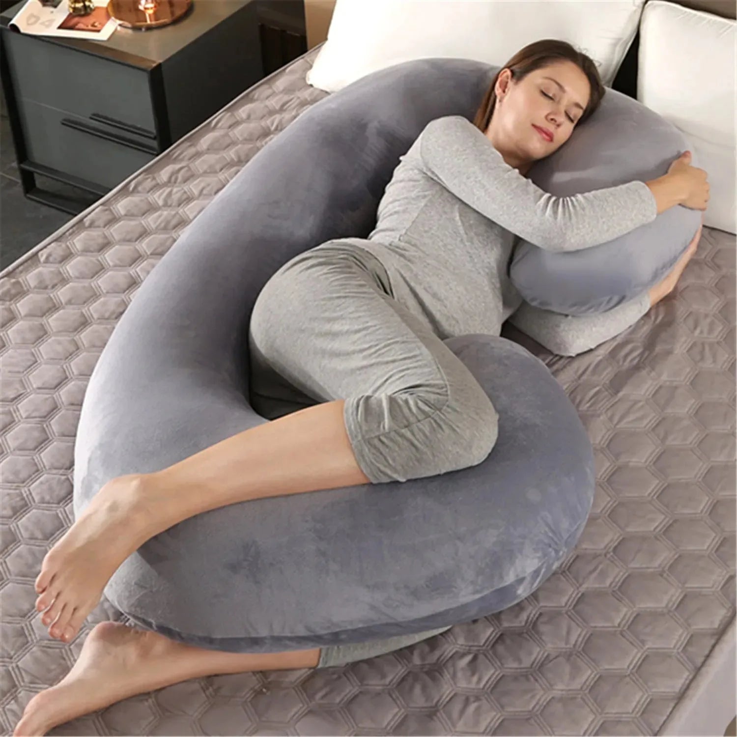 Home Simple Waist C-type Pregnant Women Pillow - Bellarte Enchanté Home Simple Waist C-type Pregnant Women Pillow