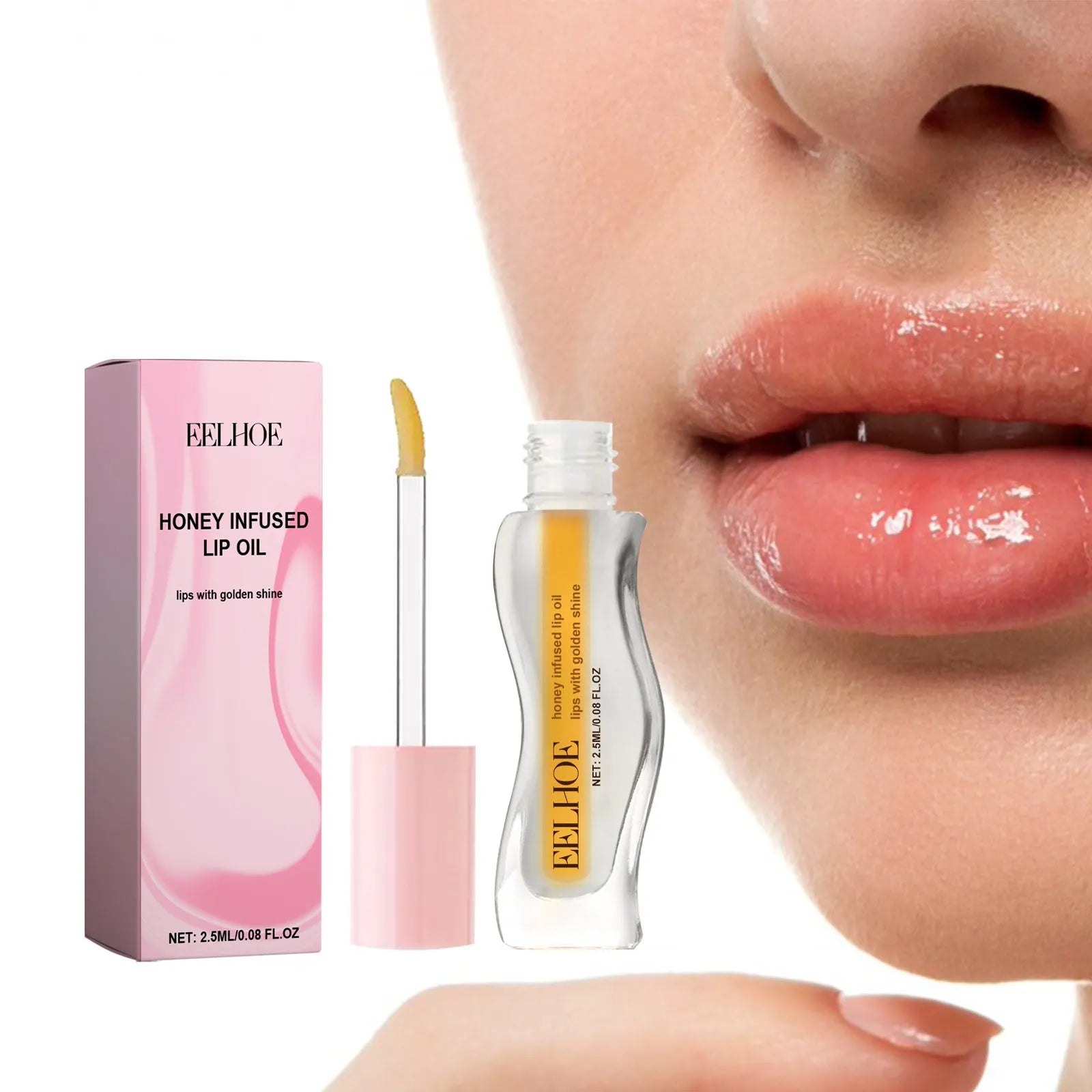 Honey Moisturizing Lip Oil Fade Lip Lines - Bellarte Enchanté Honey Moisturizing Lip Oil Fade Lip Lines