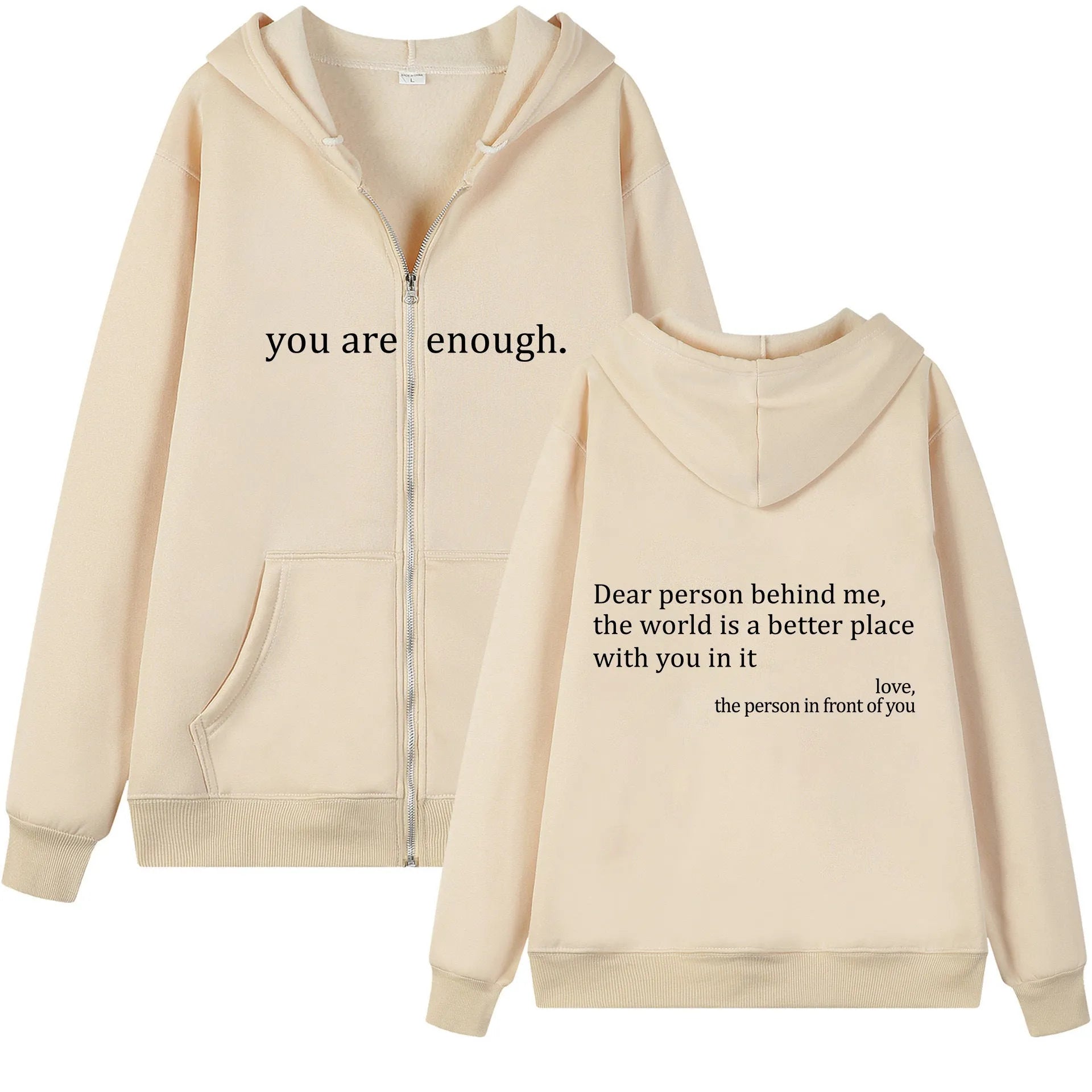 Hoodies Plus Size Sweatshirt Casual Drawstring Zipper Clothes - Bellarte Enchanté Hoodies Plus Size Sweatshirt Casual Drawstring Zipper Clothes