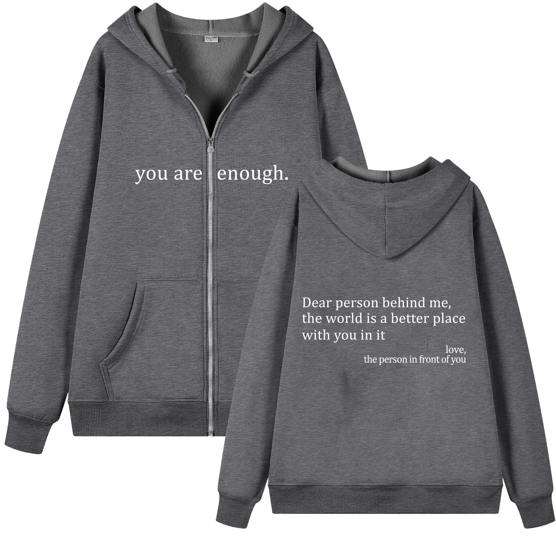 Hoodies Plus Size Sweatshirt Casual Drawstring Zipper Clothes - Bellarte Enchanté Hoodies Plus Size Sweatshirt Casual Drawstring Zipper Clothes