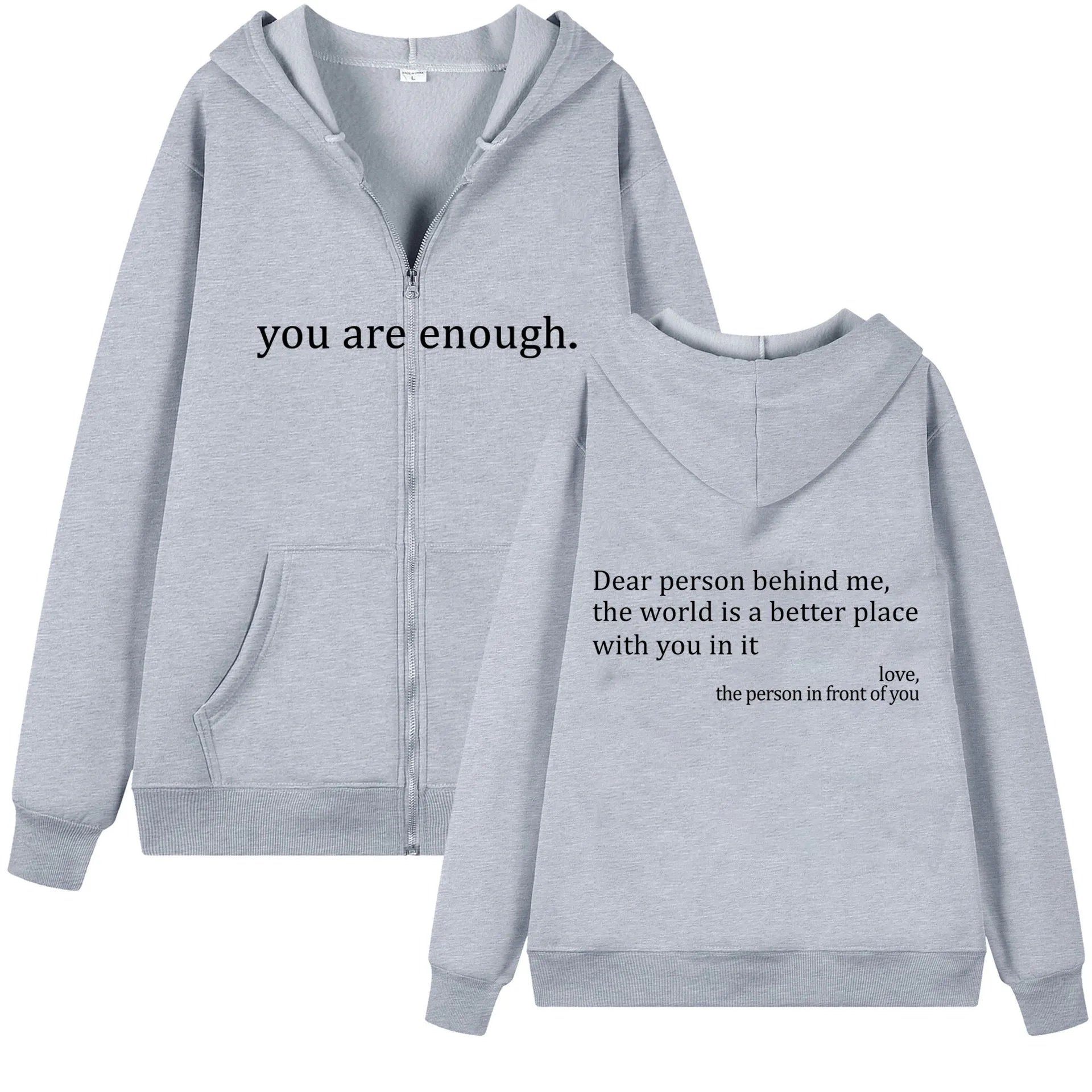 Hoodies Plus Size Sweatshirt Casual Drawstring Zipper Clothes - Bellarte Enchanté Hoodies Plus Size Sweatshirt Casual Drawstring Zipper Clothes
