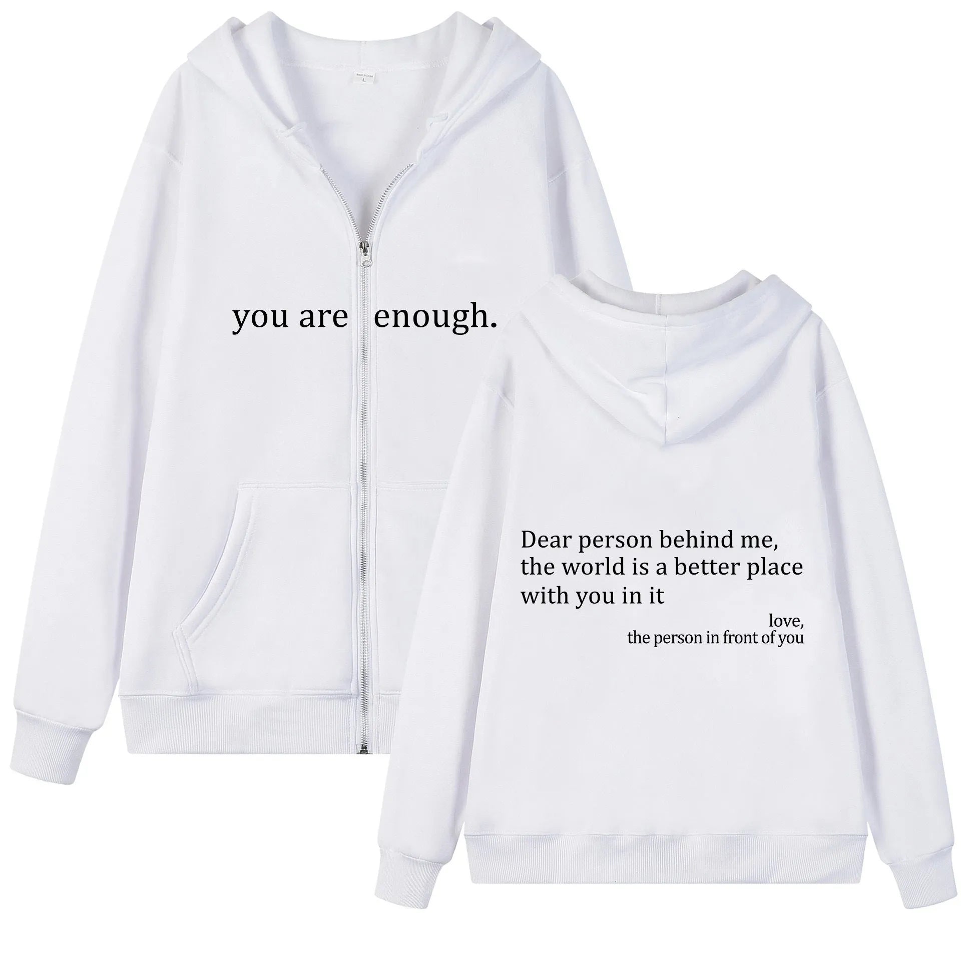 Hoodies Plus Size Sweatshirt Casual Drawstring Zipper Clothes - Bellarte Enchanté Hoodies Plus Size Sweatshirt Casual Drawstring Zipper Clothes