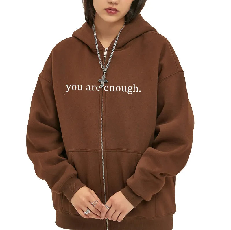 Hoodies Plus Size Sweatshirt Casual Drawstring Zipper Clothes - Bellarte Enchanté Hoodies Plus Size Sweatshirt Casual Drawstring Zipper Clothes