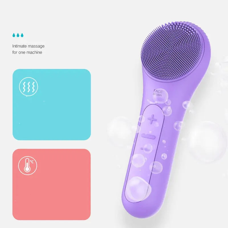 Hot compress silicone cleansing instrument - Bellarte Enchanté Hot compress silicone cleansing instrument