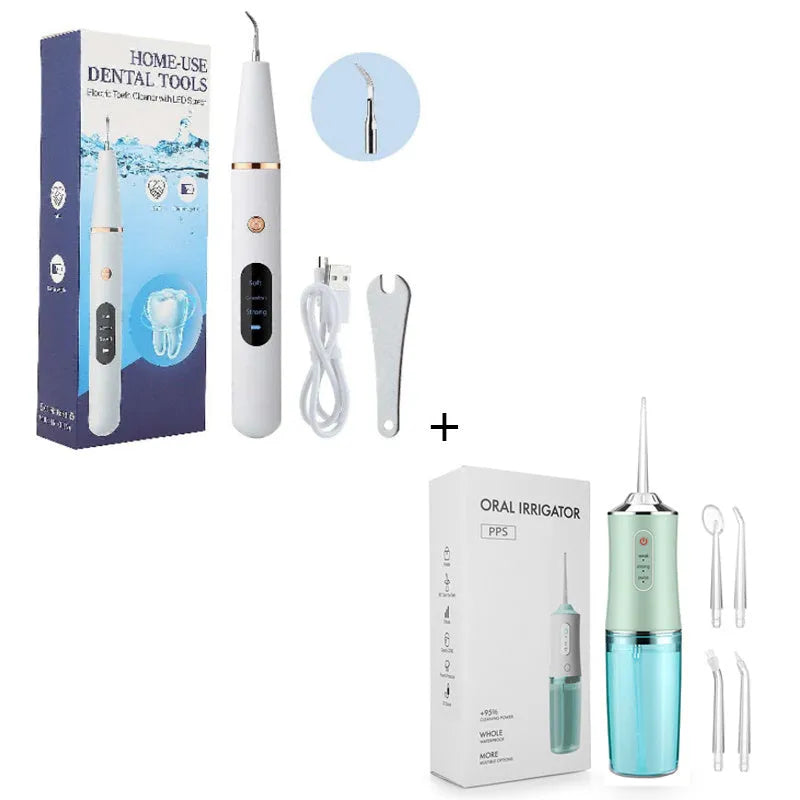 Household 3-speed 220ml Hand-held Electric Dental Irrigator - Bellarte Enchanté Household 3-speed 220ml Hand-held Electric Dental Irrigator