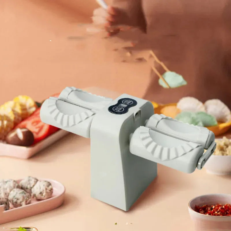 Household Automatic Double-headed Electric Dumpling Packer - Bellarte Enchanté Household Automatic Double-headed Electric Dumpling Packer