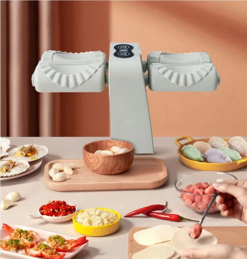 Household Automatic Double-headed Electric Dumpling Packer - Bellarte Enchanté Household Automatic Double-headed Electric Dumpling Packer