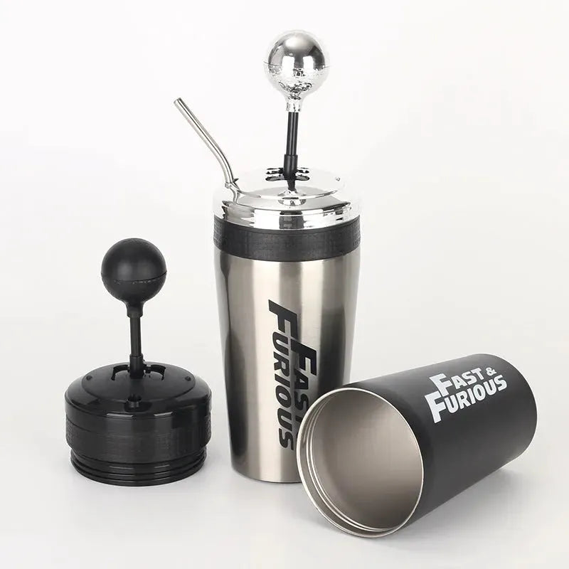 Household Fashion Double-layer Large Capacity Stainless Steel Vacuum Cup - Bellarte Enchanté Household Fashion Double-layer Large Capacity Stainless Steel Vacuum Cup