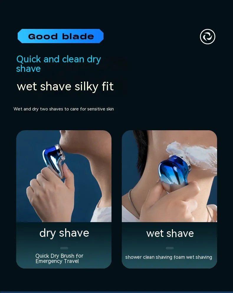 Household Mini Electric Shaver Travel Portable Rechargeable Shaver - Bellarte Enchanté Household Mini Electric Shaver Travel Portable Rechargeable Shaver