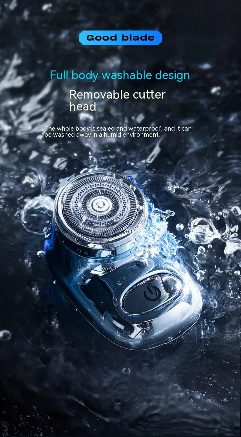 Household Mini Electric Shaver Travel Portable Rechargeable Shaver - Bellarte Enchanté Household Mini Electric Shaver Travel Portable Rechargeable Shaver