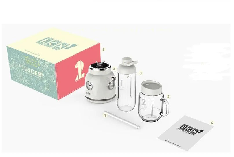 household mini portable fruit juice extractor - Bellarte Enchanté household mini portable fruit juice extractor