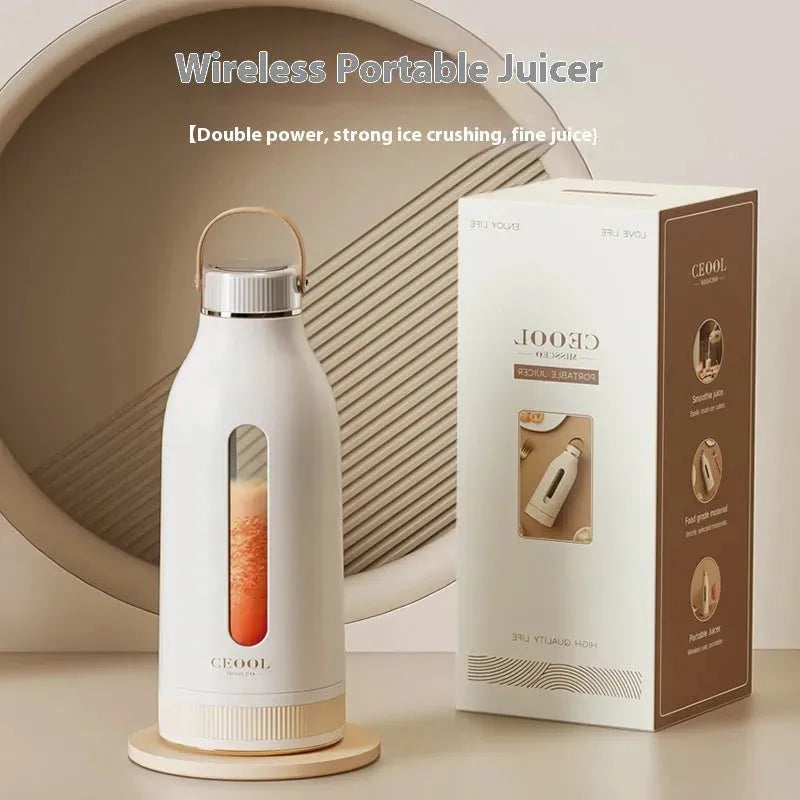 Household Small Rechargeable Portable Juicer Electric Mixer - Bellarte Enchanté Household Small Rechargeable Portable Juicer Electric Mixer