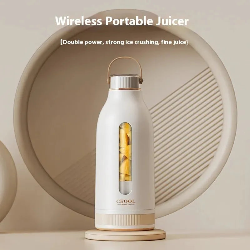 Household Small Rechargeable Portable Juicer Electric Mixer - Bellarte Enchanté Household Small Rechargeable Portable Juicer Electric Mixer