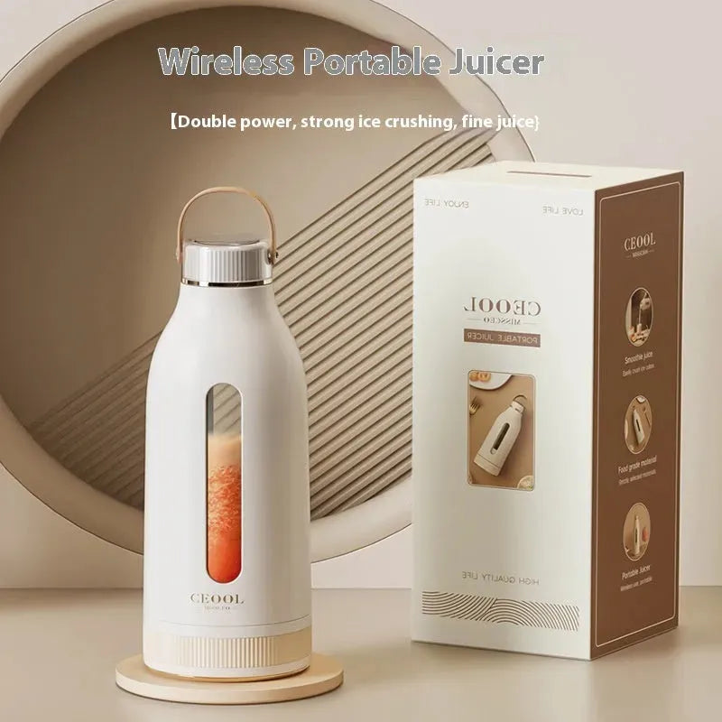 Household Small Rechargeable Portable Juicer Electric Mixer - Bellarte Enchanté Household Small Rechargeable Portable Juicer Electric Mixer