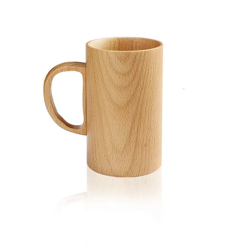Household Solid Wood Handle Hand Cup - Bellarte Enchanté Household Solid Wood Handle Hand Cup