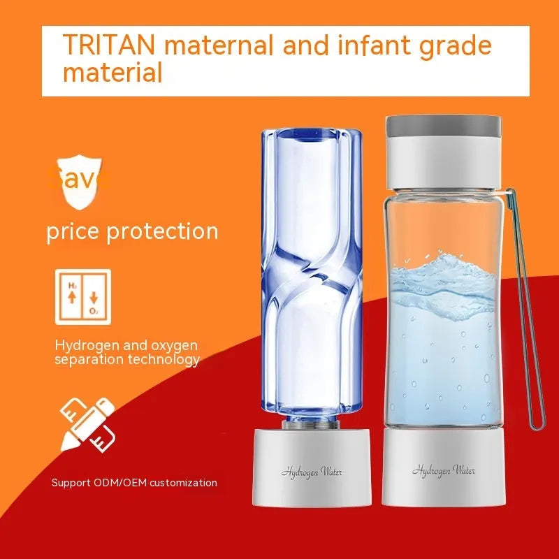 Hydrogen And Oxygen Separation Water Element Ionic Screen Protector High Concentration Electrolytic Hydrogen-rich Cup - Bellarte Enchanté Hydrogen And Oxygen Separation Water Element Ionic Screen Protector High Concentration Electrolytic Hydrogen-rich Cup
