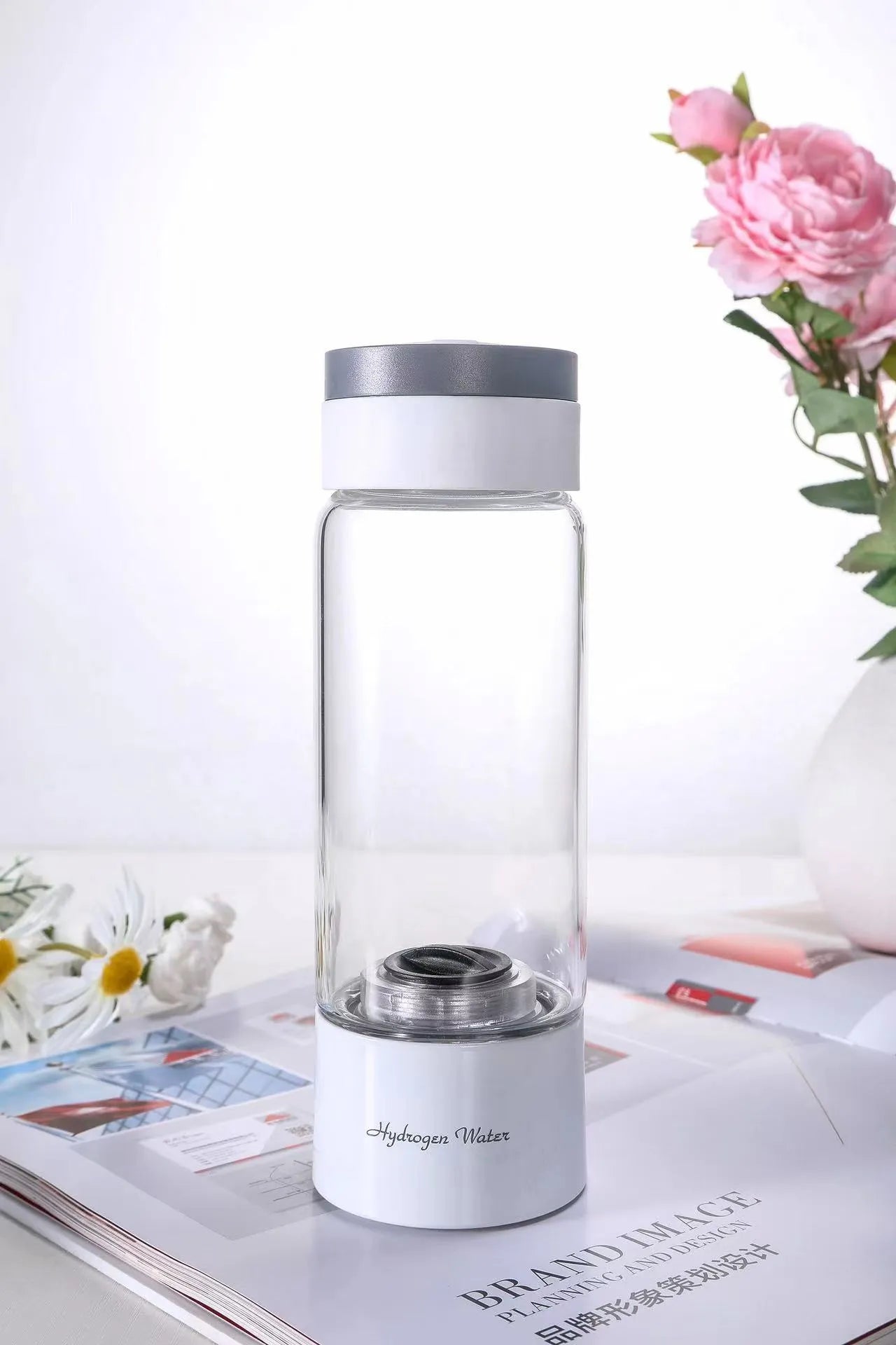 Hydrogen And Oxygen Separation Water Element Ionic Screen Protector High Concentration Electrolytic Hydrogen-rich Cup - Bellarte Enchanté Hydrogen And Oxygen Separation Water Element Ionic Screen Protector High Concentration Electrolytic Hydrogen-rich Cup