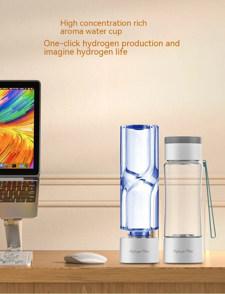 Hydrogen And Oxygen Separation Water Element Ionic Screen Protector High Concentration Electrolytic Hydrogen-rich Cup - Bellarte Enchanté Hydrogen And Oxygen Separation Water Element Ionic Screen Protector High Concentration Electrolytic Hydrogen-rich Cup