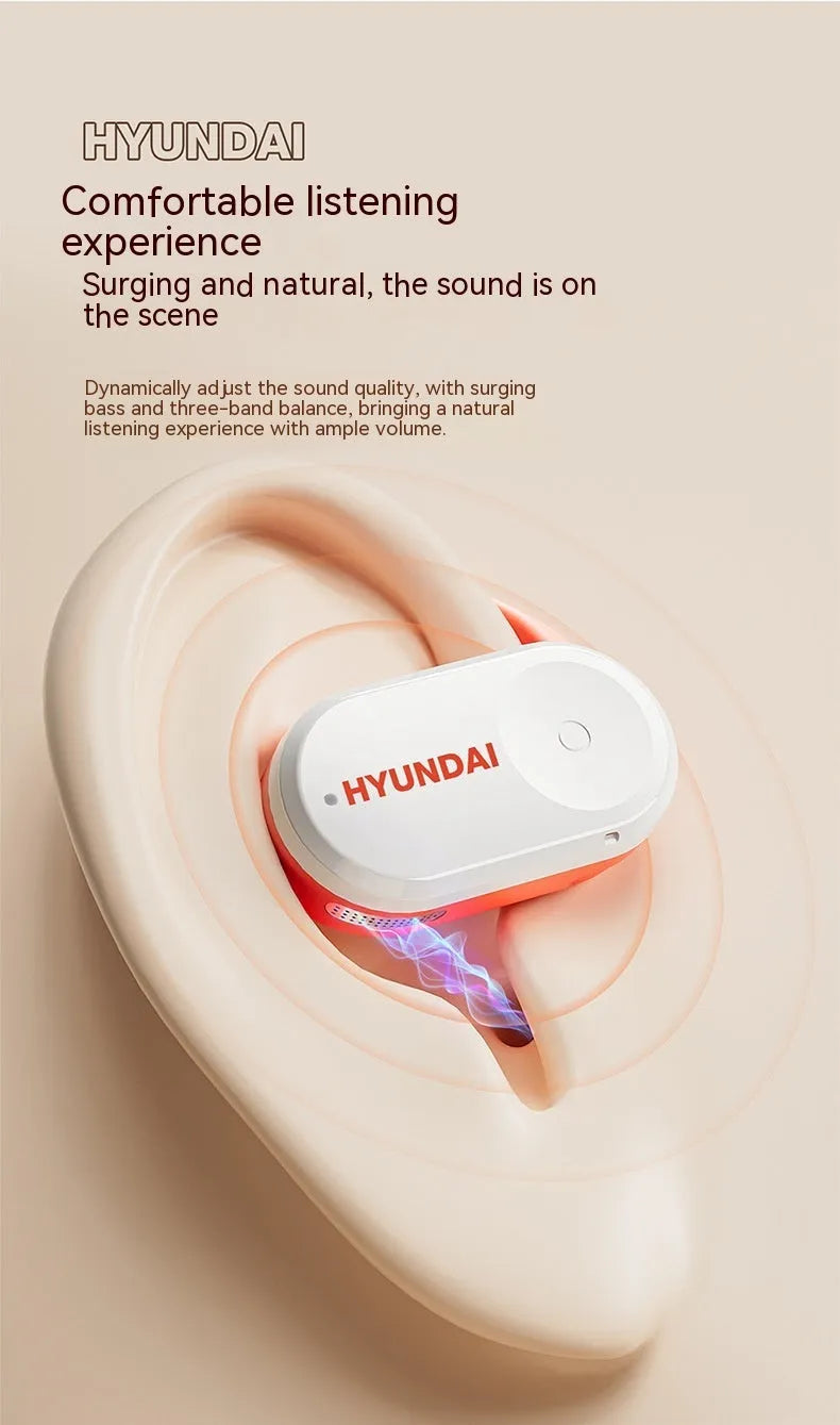 Hyundai Ear Hook Wireless Bluetooth Headset - Bellarte Enchanté Hyundai Ear Hook Wireless Bluetooth Headset