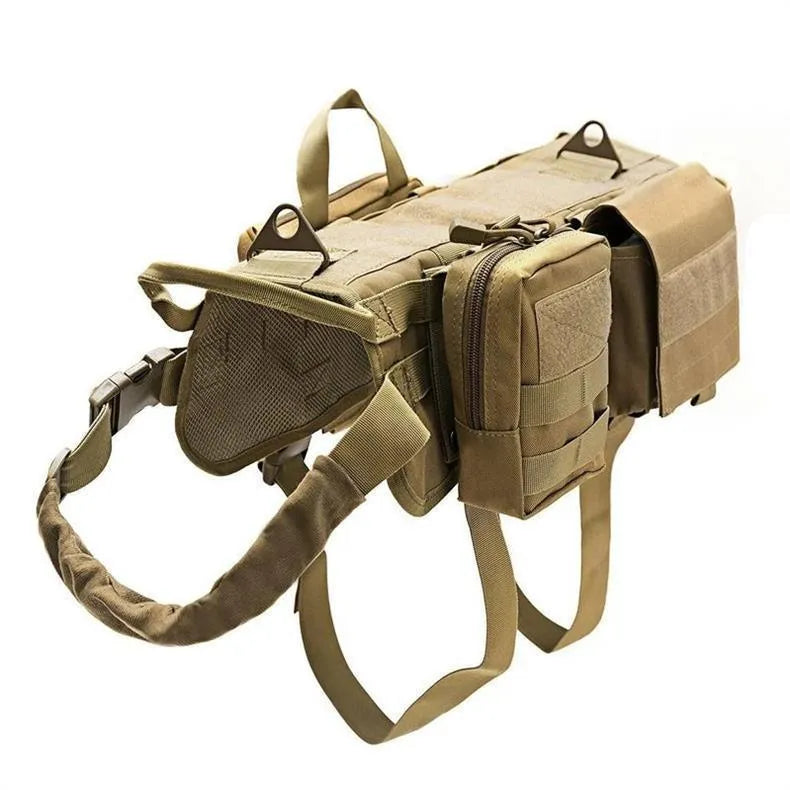 Ihrtrade Tactical Dog Harness Molle System Vest Adjustable Military - Bellarte Enchanté Ihrtrade Tactical Dog Harness Molle System Vest Adjustable Military