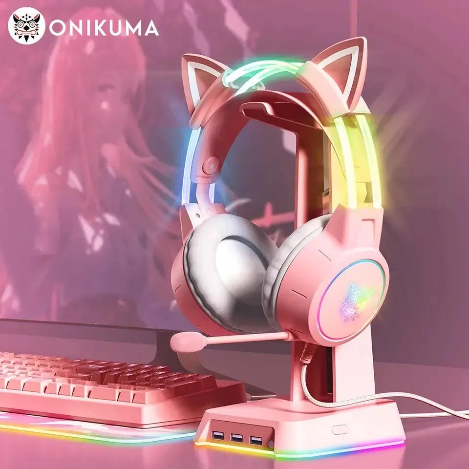 "Immerse Yourself in Gaming with our Cute Girls Wired Computer Headset Enhance Your Gaming Experience!" - Bellarte Enchanté "Immerse Yourself in Gaming with our Cute Girls Wired Computer Headset Enhance Your Gaming Experience!"